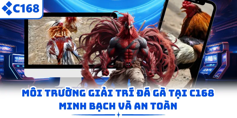 Môi trường giải trí đá gà tại C168 minh bạch và an toàn 